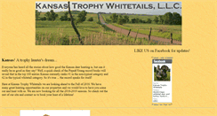 Desktop Screenshot of kansastrophywhitetails.com